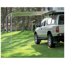 Miniature STORE F35 PRO -  BOITIER DEEP BLACK - TOILE DELUXE GRIS  - 2,30 METRES - FIAMMA N° 4