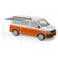 Miniature STORE F35 PRO -  BOITIER DEEP BLACK - TOILE DELUXE GRIS  - 2,30 METRES - FIAMMA N° 6