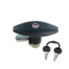 Miniature SERRURE PUSH LONGUE TYPE A NOIRE 1052 AVEC BARILLET ET CLES - ZADI N° 3