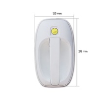 Miniature POIGNEE EXTERIEURE 1122 BLANCHE - FAP N° 1