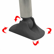 Miniature TABLE RECTANGULAIRE ALU 110 x 70 cm - CRESPO N° 6