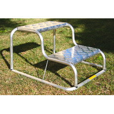 Miniature  Marchepied double en aluminium - Milenco – N° 1