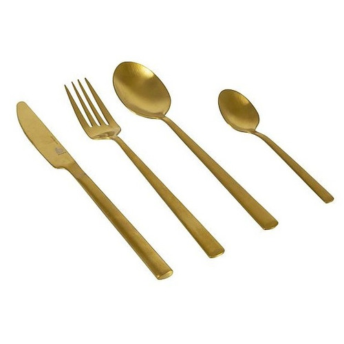 COUVERTS FAIRBANKS 16 PCS/4 PERS DORE - BO CAMP