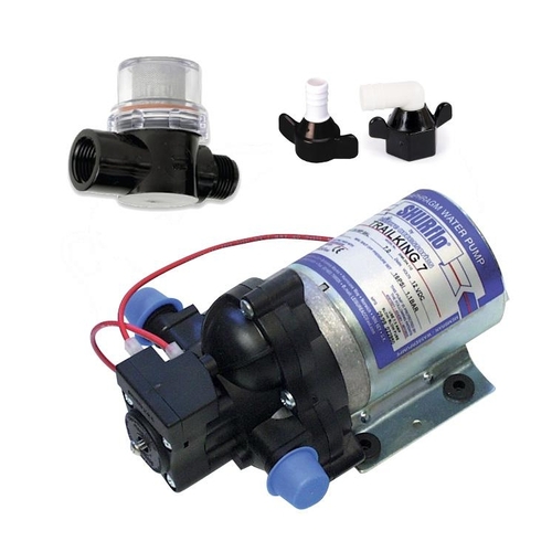 POMPE A EAU 24V 10 LITRES/MN AVEC FILTRE  - SHURFLO