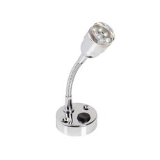 Miniature Liseuse leds sur bras 12 V, 1 x 1,4 W, orientable - CARBEST N° 0
