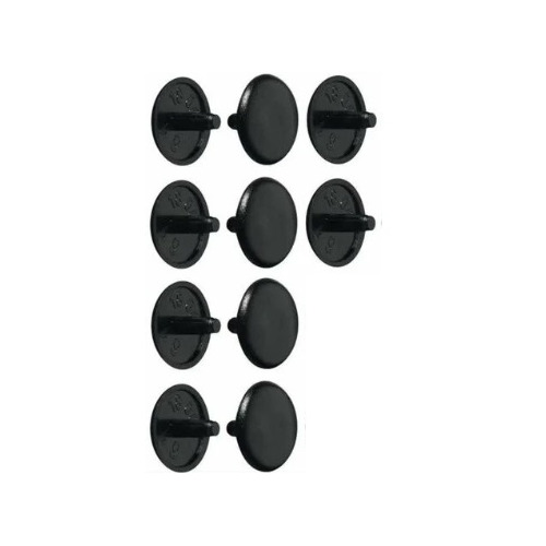 10 x  BOUCHON CACHE VIS NOIR INTENSE - CAN