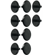 Miniature 10 x  BOUCHON CACHE VIS NOIR INTENSE - CAN N° 0