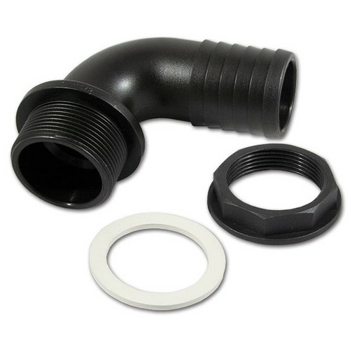 Raccord coudé grand épaulement Ø 40 mm filetage 1/2 - REIMO