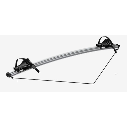 Set de 2 Embouts de Rail Fatbike - THULE