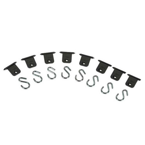 Jeu de 8 crochets pour store extérieur