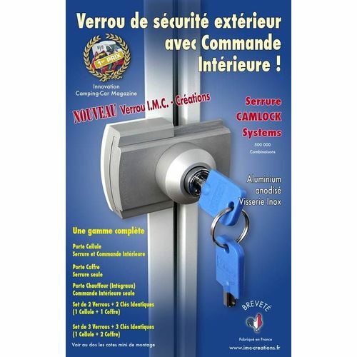 Set de 4 verrous (1 cellule + 3 coffres) IMC - IMC CREATIONS