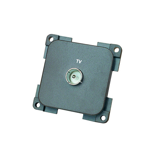 Prise tv a encastrer grise anthracite - CBE