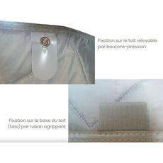 Miniature Thermicamp ROOF pour PANAMA Peak P54 - FORD Custom V362 (5,34m) de 09/2021 à 06/2024 - CLAIRVAL N° 6