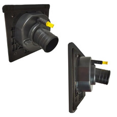 Miniature Coupelle de remplissage d'eau noire avec bouchon à clef magnétique blanc diametre 40mm- FAP N° 1