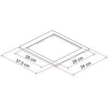 Miniature Adaptateur de montage 28 x 28 Ducato N° 1