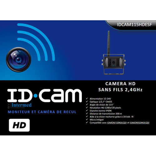 CAMERA HD SANS FILS 2,4GHZ - ID CAM