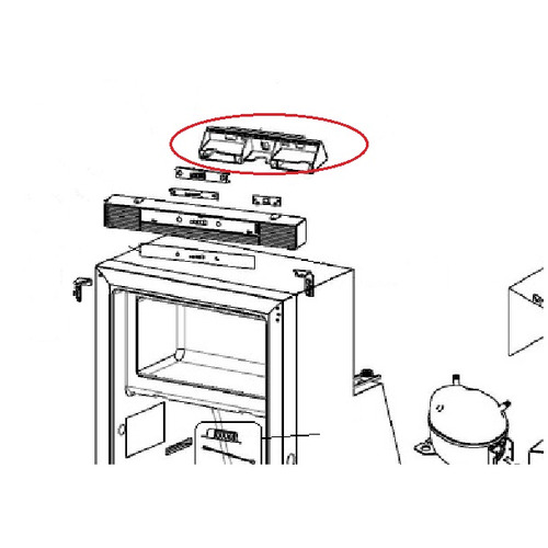 Panneau technique pour réfrigérateurs Thetford T2090  T 2156 T2152 - THETFORD