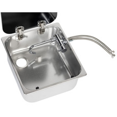 Miniature Evier avec couvercle 322 X 352 - INOX - CARBEST  N° 2