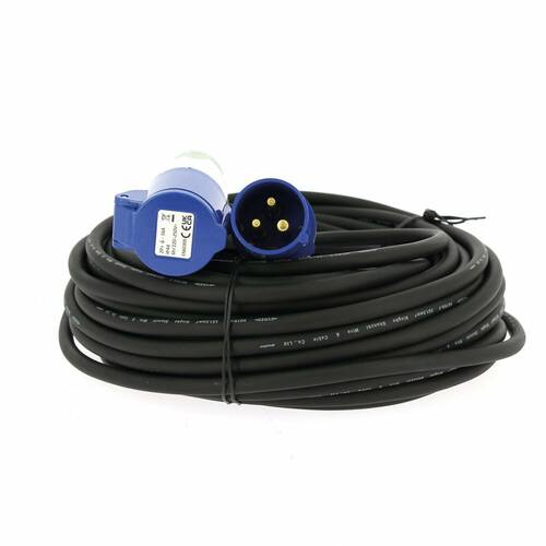 RALLONGE CEE P17 25 MÈTRES TRES HAUT DE GAMME AVEC SAC DE TRANSPORT - EZA