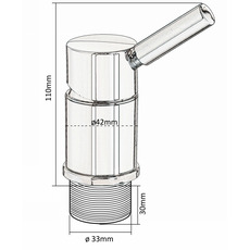 Miniature Robinet mélangeur pour douche Trend E avec contacteur UNIQUICK diamètre 12mm - REICH N° 1