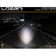 Miniature KIT ECLAIRAGE LED LAZER LONGUE PORTEE TRIPLE-R4 Gen2 POUR VOLKSWAGEN CRAFTER ( 2017- ) N° 2