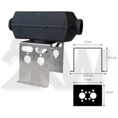 Miniature Support de montage pour chauffage suspendu 2KW - AUTOTERM N° 5