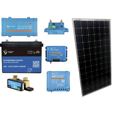 Miniature Pack électrique et solaire 12V 100Ah LiFePO4 – Installation complète Victron & Ultimatron N° 0