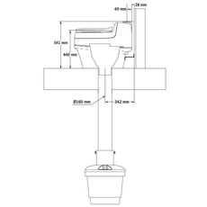 Miniature Toilettes sèches Villa grande capacité - Separett N° 6