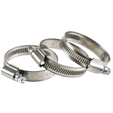 Miniature Collier de serrage inox AISI 316 - 12 mm - 80 à 100 mm N° 0