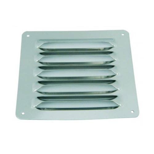 Grille aération inox 115x127 mm - AVEC MOUSTIQUAIRE - SEAWORLD