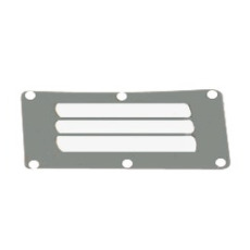 Miniature Grille aération inox 67x127 mm - SANS MOUSTIQUAIRE N° 0