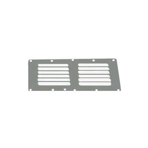 Grille aération inox 118 X 232 mm - AVEC MOUSTIQUAIRE - OSCULATI