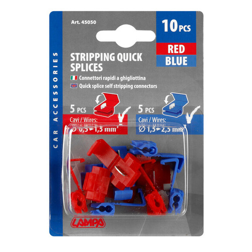 Connecteurs de Dérivation - Rouge + Bleu - 10 pcs - - KAMPA DOMETIC