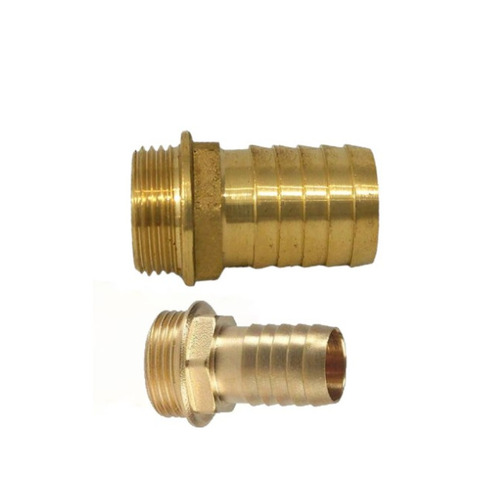 Embout mâle cannelé en laiton moulé - 1/4" x 10 mm - OSCULATI
