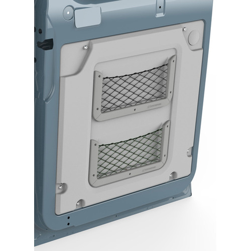 Habillage de Porte arrière Gris - 2 Compartiments + 2 Filets - REIMO