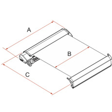 Miniature Kit store F80s Ducato - 370 - Polar White - Toile Royal Grey N° 5