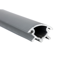 Miniature Profilé d'angle rigide - ALUMINIUM - - ARGENT- 2 OUVERTURES - 15 mm - 220 cm - REIMO N° 0