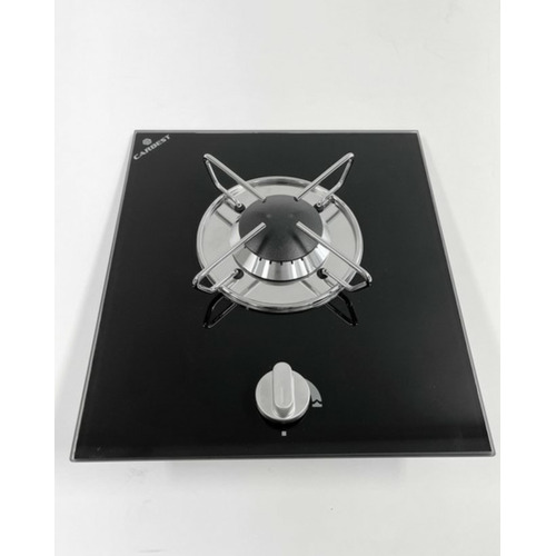 Réchaud Cristal  - 1 FEU - 325 x 290 mm - NOIR - CARBEST