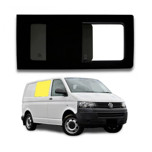 Baie coulissante avant droite AVEC MOUSTIQUAIRE pour VW T5/T6/6.1 à partir de 2004 - CARBEST