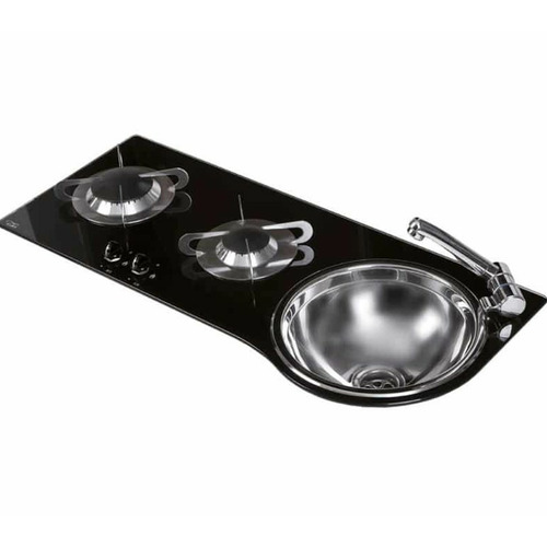 Réchaud combiné - 2 FEUX / 1 EVIER - 788 X 343 mm - PV1364 - CAN -