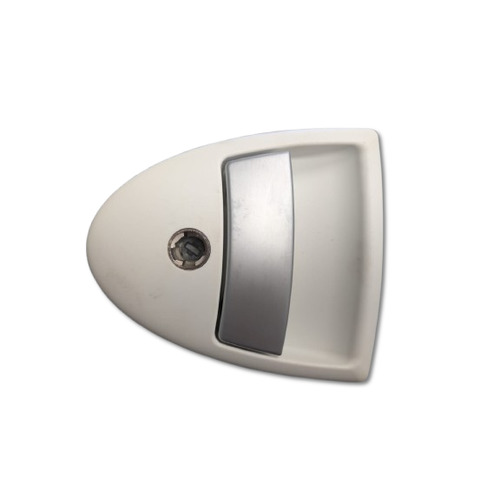 SERRURE EXTERIEURE TRIANGULAIRE BLANCHE - FAP