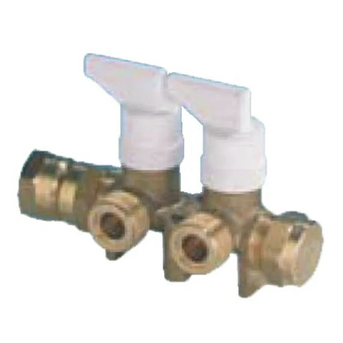 VANNE PROPANE -  2 entrées mâles / 2 sorties mâles