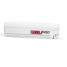 Miniature STORE F45S 3.5 M - BOITIER POLAR WHITE - TOILE ROYAL BLUE - FIAMMA N° 0