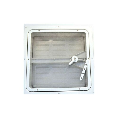 LANTERNEAU AERATION PERMANENTE - 360 X 360 - MOUSTIQUAIRE - BLANC