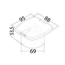 Miniature Kit douchette Boris - FLEXIBLE 2,5 m - BLANC -  OSCULATI N° 4