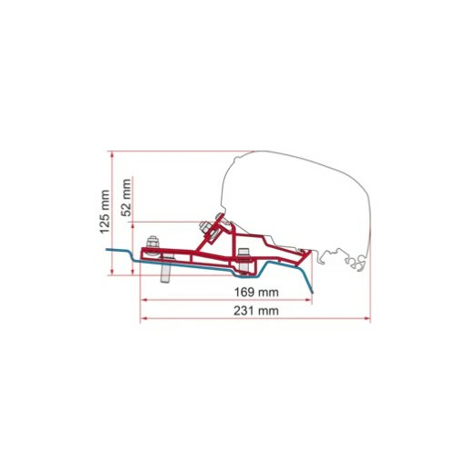 Adaptateur pour store - F80 - FIAMMA
