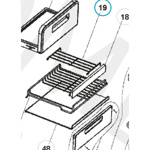 Grille réfrigérateur - DOMETIC