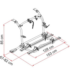 Miniature PORTE-VELOS Carry-Bike VW T5 Pro- FIAMMA N° 1