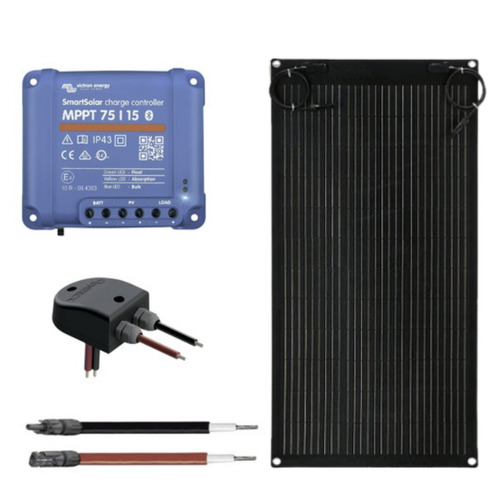 Kit solaire Camping-car - Panneau Solaire 200W souple / MPPT 75/15