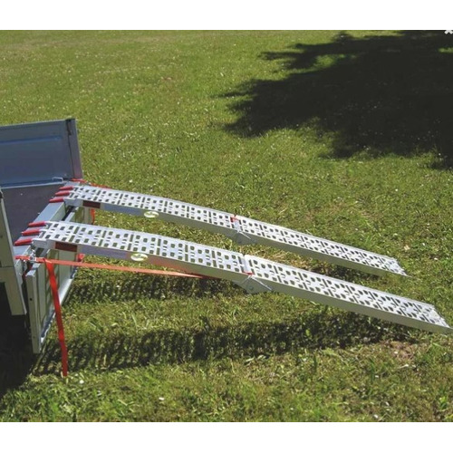 2 rampes aluminium pliantes 2,27m - 450 kg - TRAILERS EQUIPMENT